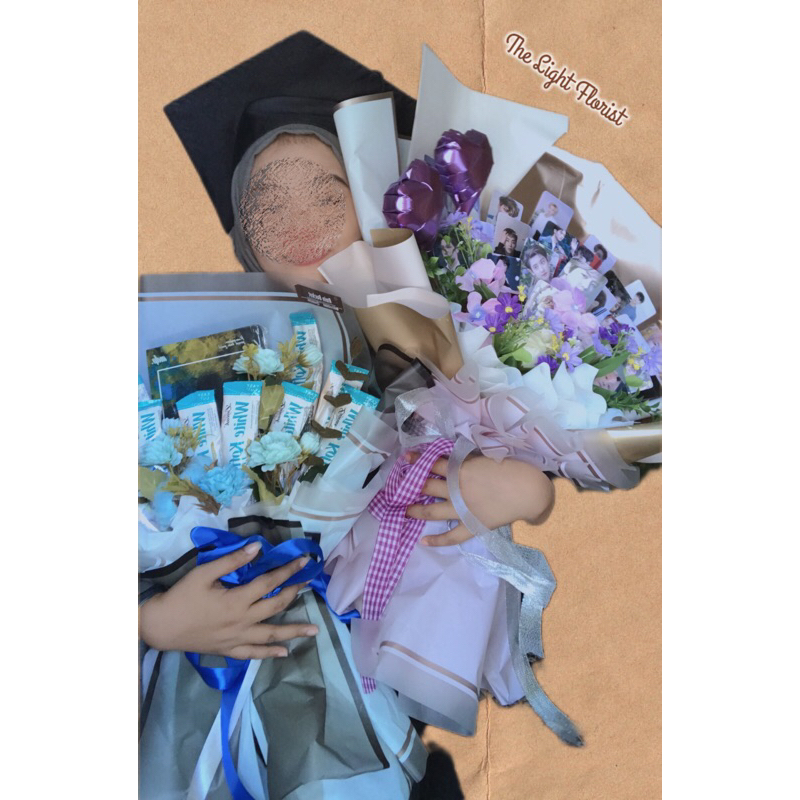 

Bouquets Custom - Simple Bouqet Buket murah sesuaikan dengan baged