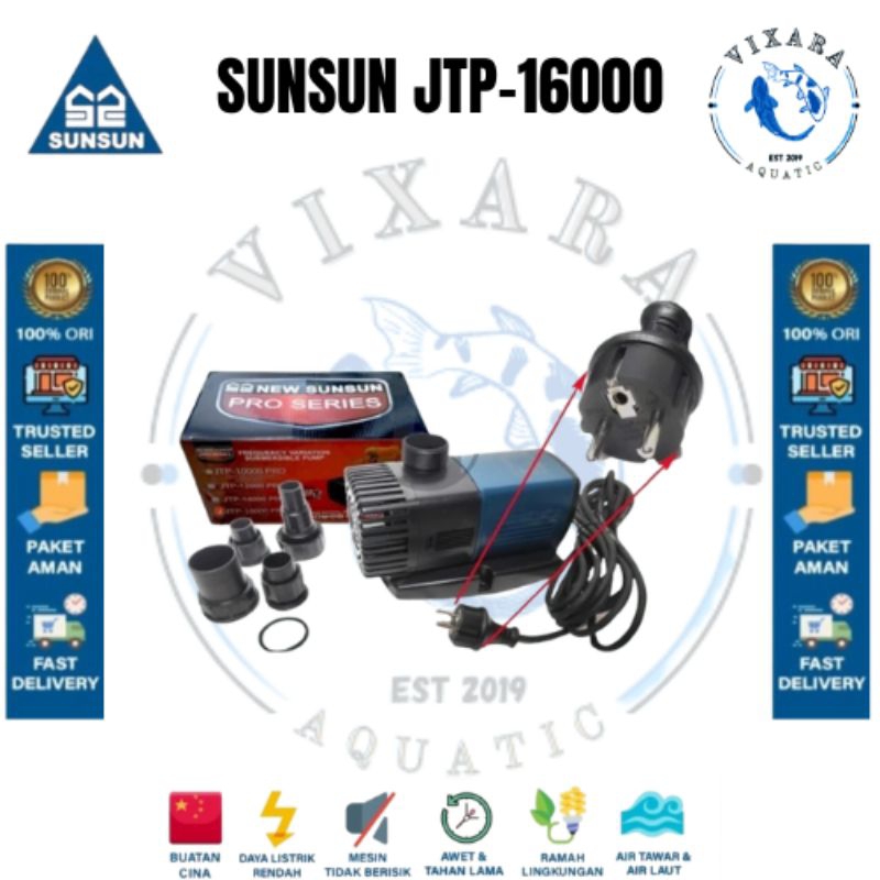 PALING MURAH ORIGINAL SUNSUN JTP 16000 || SUNSUN JTP 14000 || SUNSUN JTP 12000 || SUNSUN JTP 10000 P