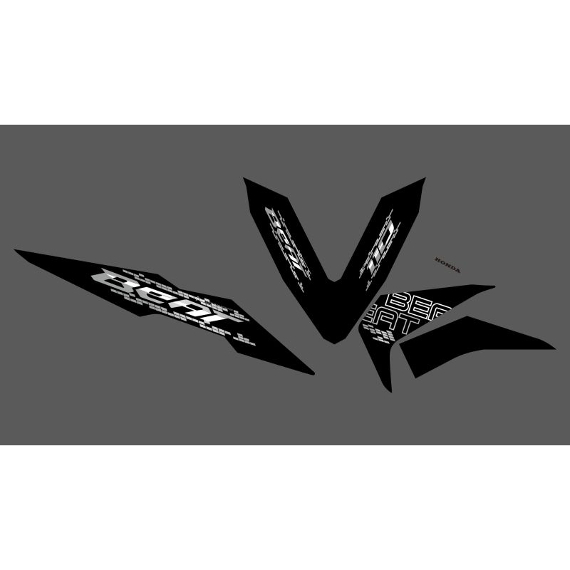 STRIPING STICKER TRANSPARAN BEAT ESP DESIGN CONNECTED NVX