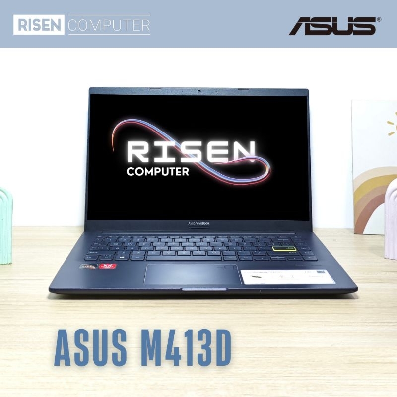 Second LAPTOP ASUS M413D AMD Ryzen 5 3500U RAM 8GB SSD 256GB Notebook 14inch Seken Bekas