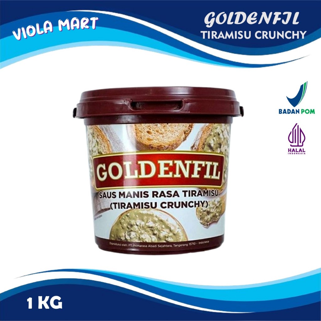 

GOLDENFIL TIRAMISU CRUNCHY 1kg (Kemasan Pail)