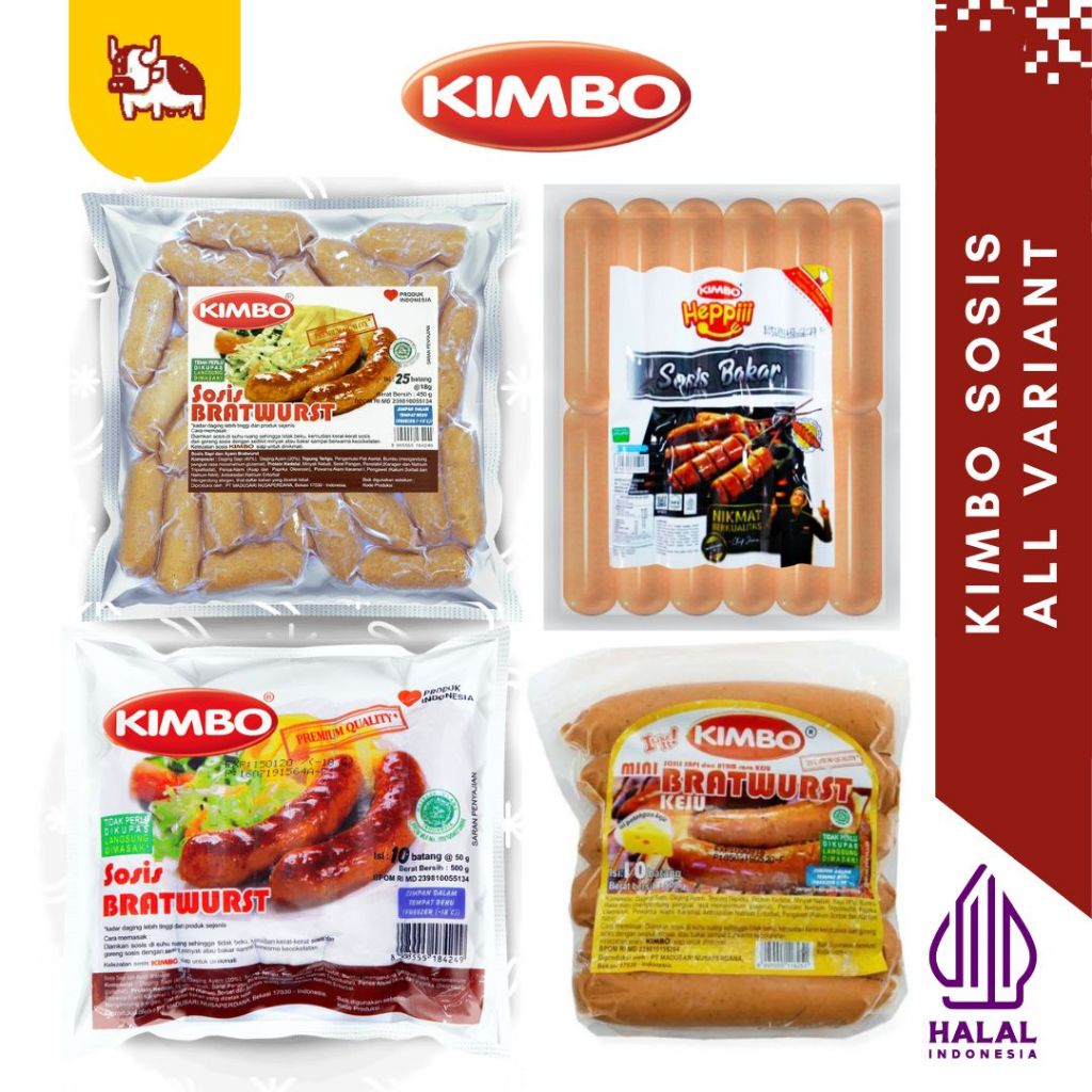 

Kimbo Sausage All Variant | Bratwurst Sosis Bakar Cocktail