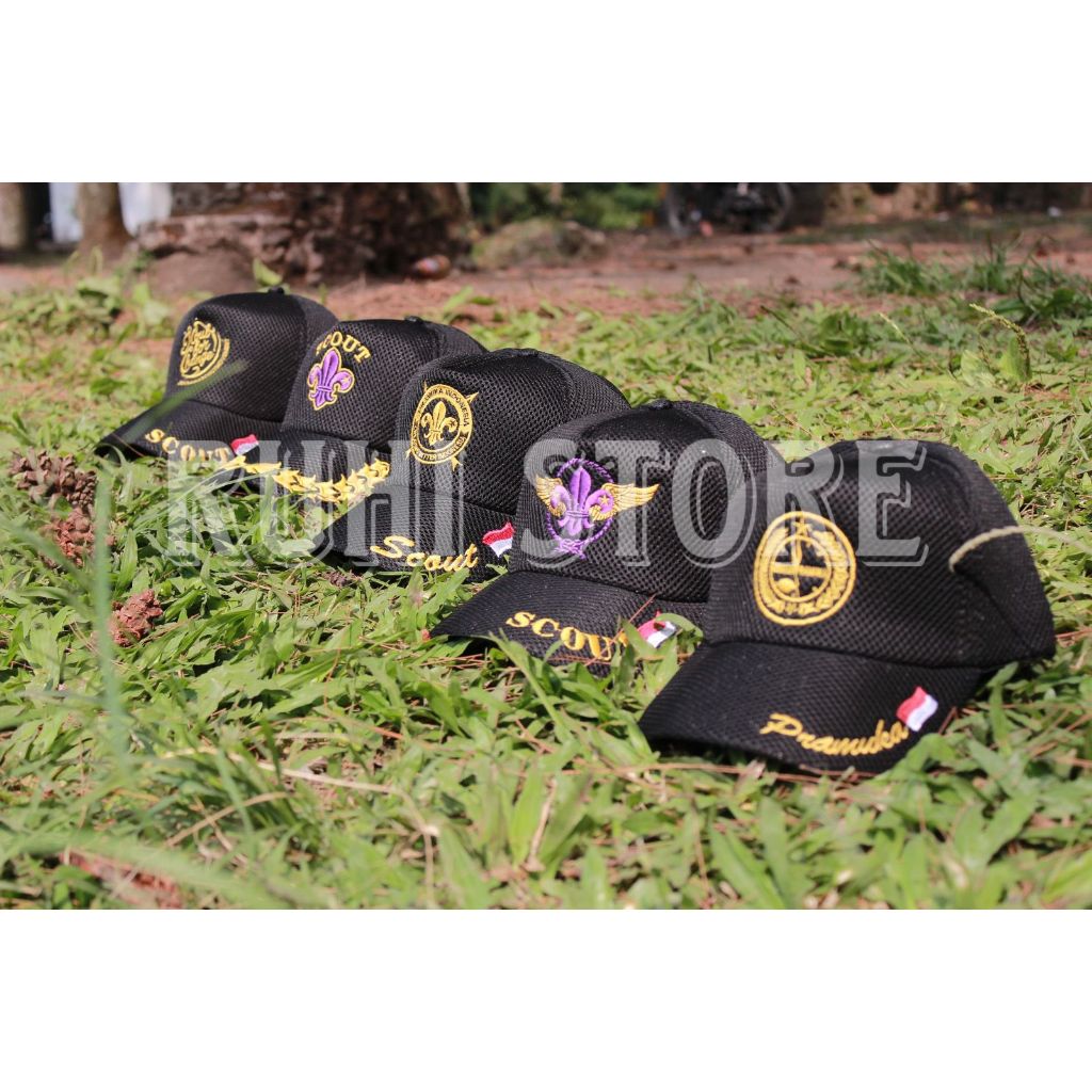 Topi jaring pramuka indonesia