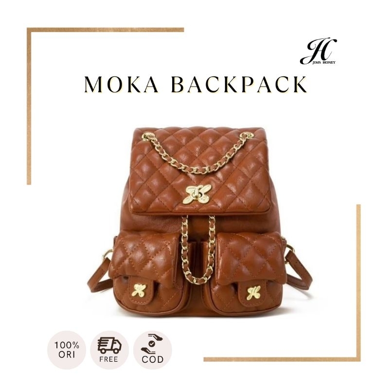 JIMS HONEY Moka Backpack Tas Ransel Mini Lucu Wanita Terbaru JimsHoney