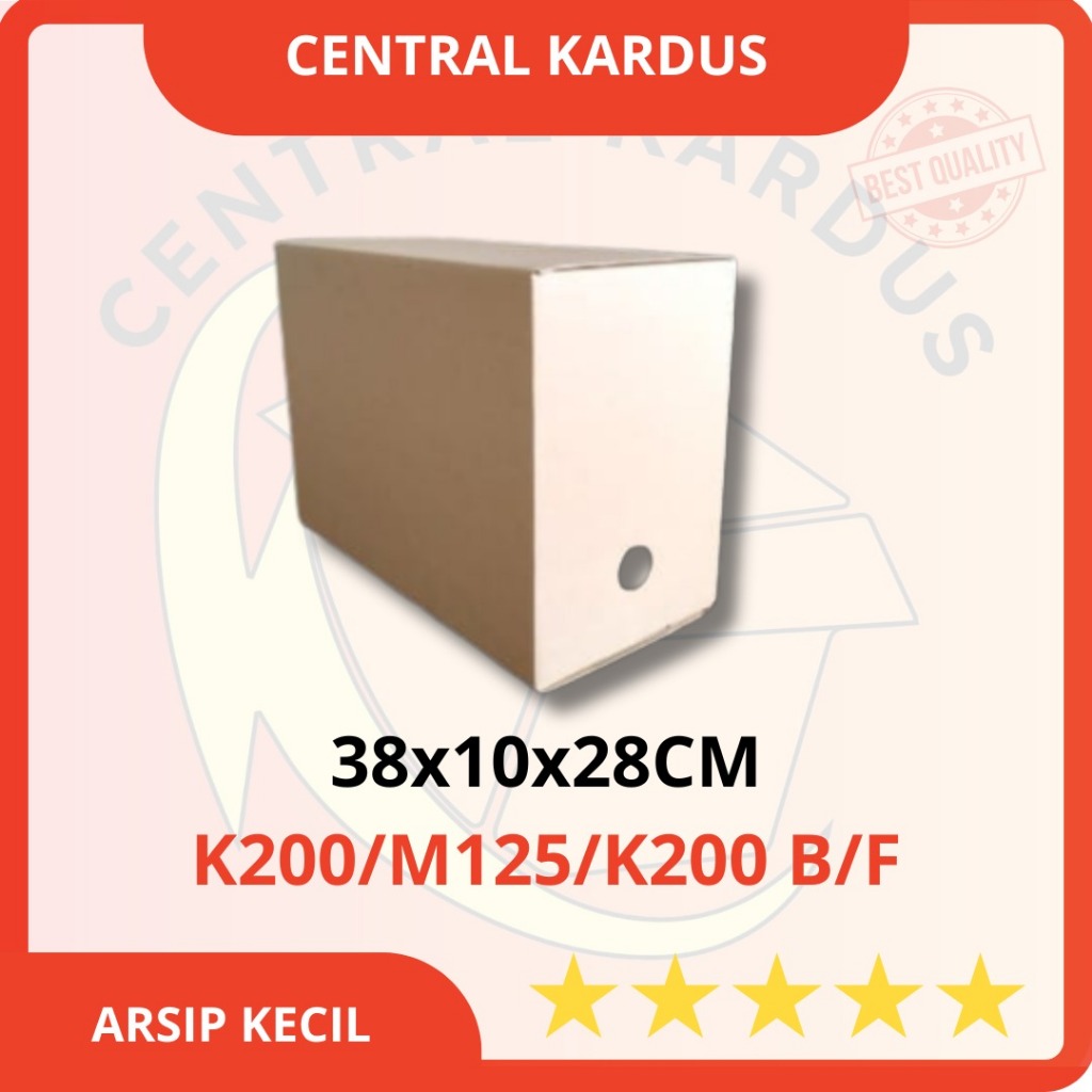 

BOX/KARDUS Dus Arsip Harga paket (10pcs)Box File / Karton Arsip (Ukuran 38x10x28 cm) Box baru corugated B/Flute single wall