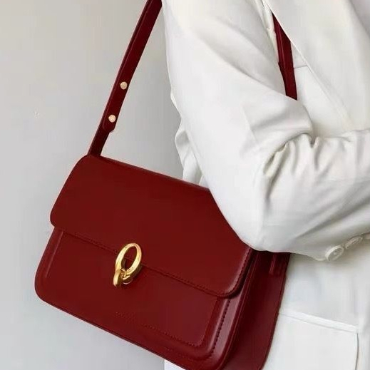 [ COD ] Aroana Bag Tas Salempang Wanita Tas Selempang Import Wanita Terbaru Tas Merah Baru Wanita Re