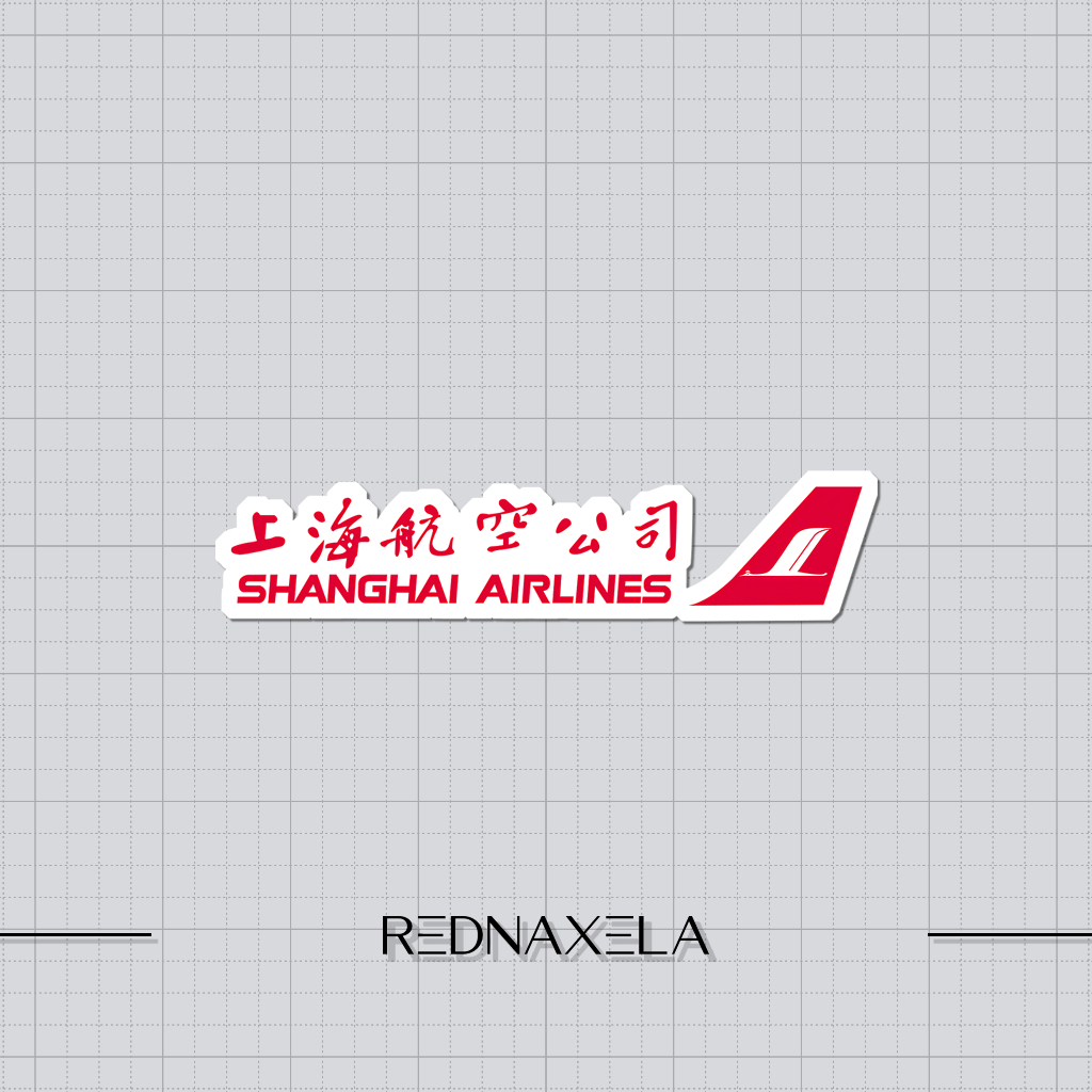 

Stiker Vinyl Shanghai Airlines Stiker Koper Outdoor Waterproof Sticker