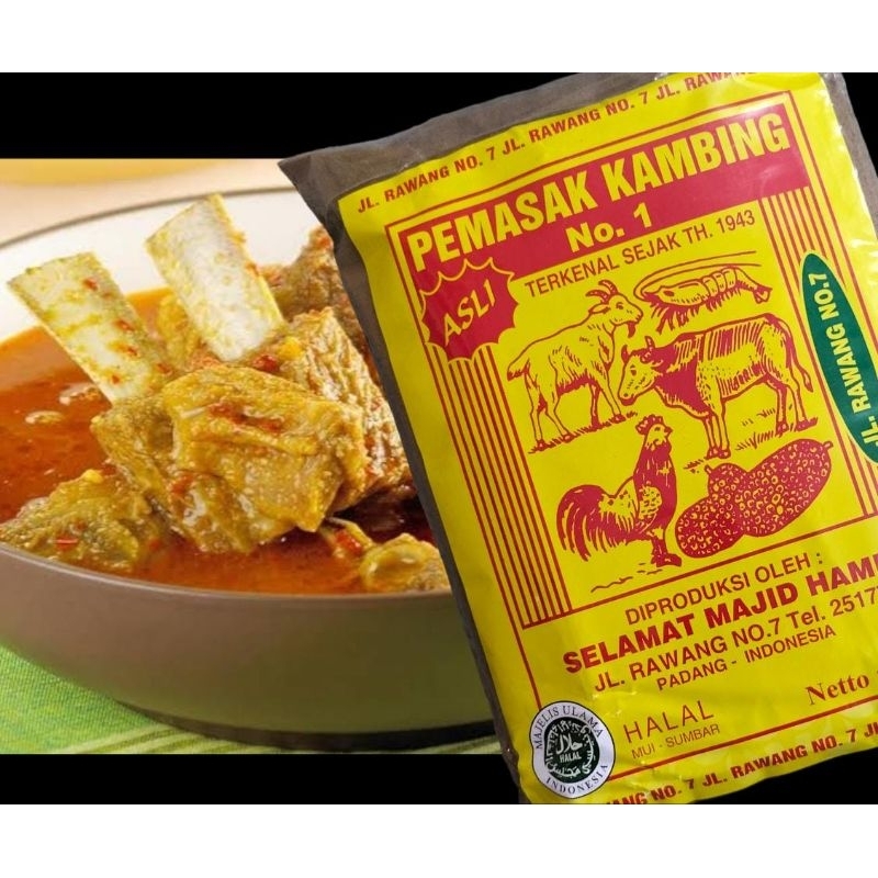 

PEMASAK KAMBING NO 1 SELAMAT MAJID HAMID 250 GRAM