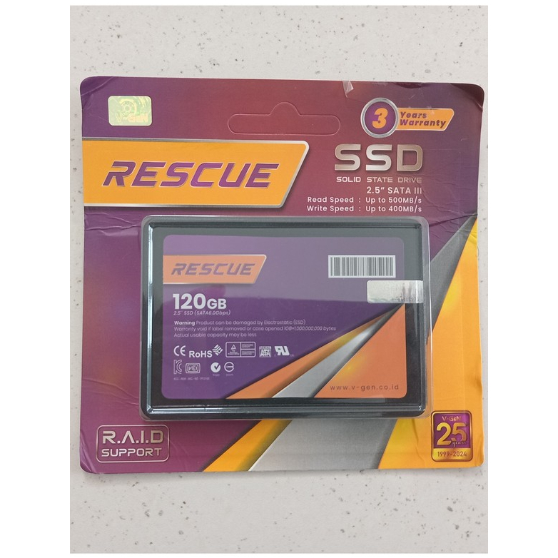 SSD 120GB V-Gen Rescue Original