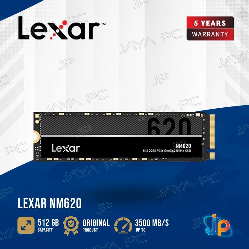 Lexar NM620 M.2 Pcie Gen3 Nvme 2280 512GB - SSD NM 620 M2 512 GB