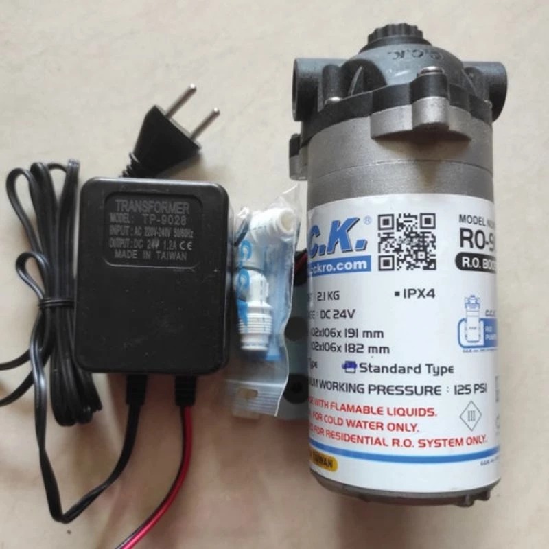 BOOSTER PUMP RO 24 V (100 GPD)