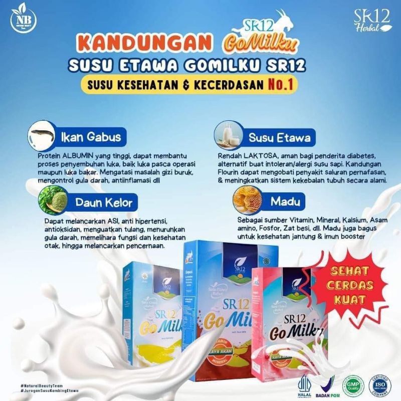 

SR12 Go Milku Susu Kambing Etawa Kwalitas Premium | Susu kesehatan Tubuh