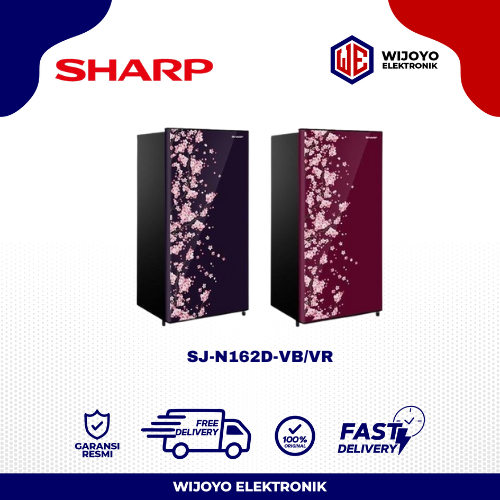 Sharp Kulkas 1 Pintu SJ-N162D-VB/VR / SJN 162 DVB / SJN162 Sakura
