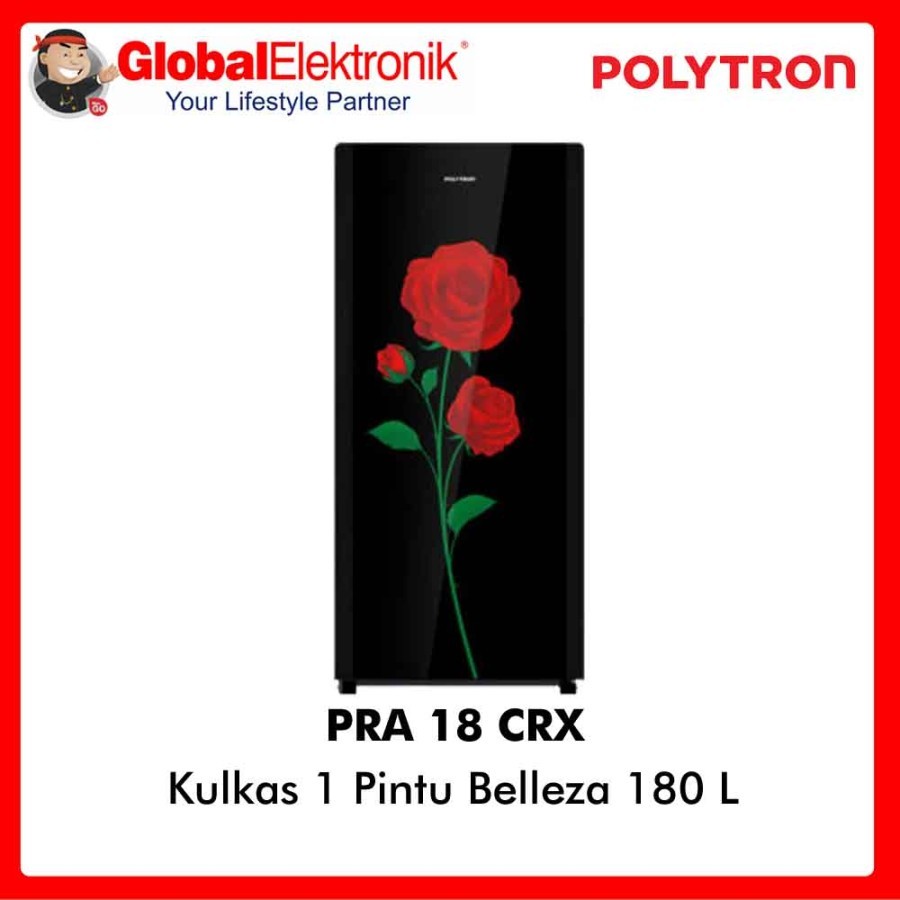 POLYTRON KULKAS 1 PINTU 180L POLYTRON PRA 18CRX POLYTRON BELLEZA KULKAS POLYTRON 1 PINTU 180 LITER