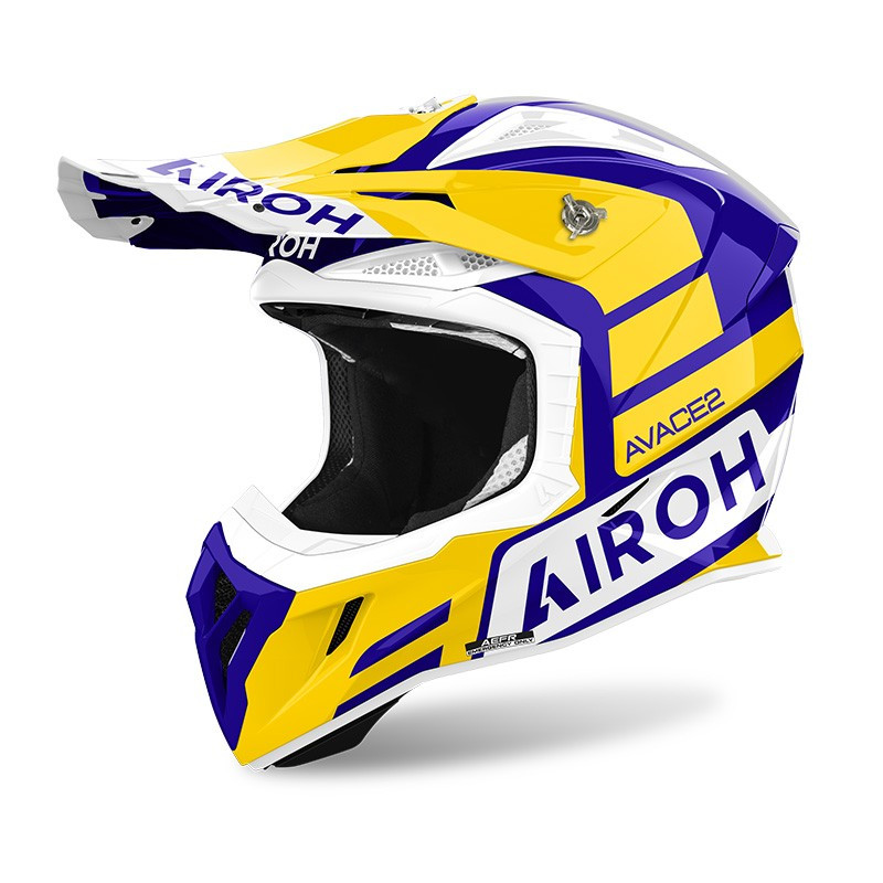 Helm Airoh Aviator Ace 2 sakee Yellow Gloss Helmet Airoh Aviator Ace Original