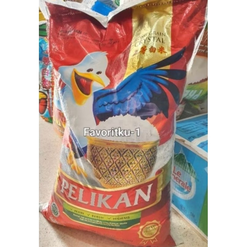 

Beras PELIKAN Punel Kristal Kepala Premium 25 kg. Via Cargo/JNE