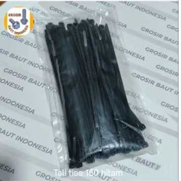 

Kabel ties/ tali tis 15cm isi 100pcs Hitam