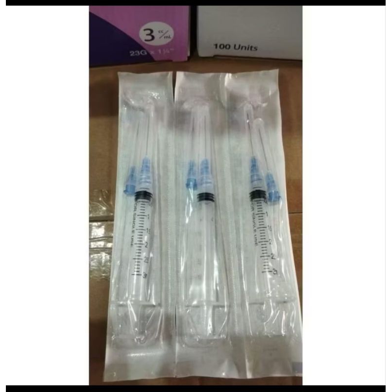 Bintang.Craft Femitia Sensiject Duo 3Cc Isi 100Pcs 2In1