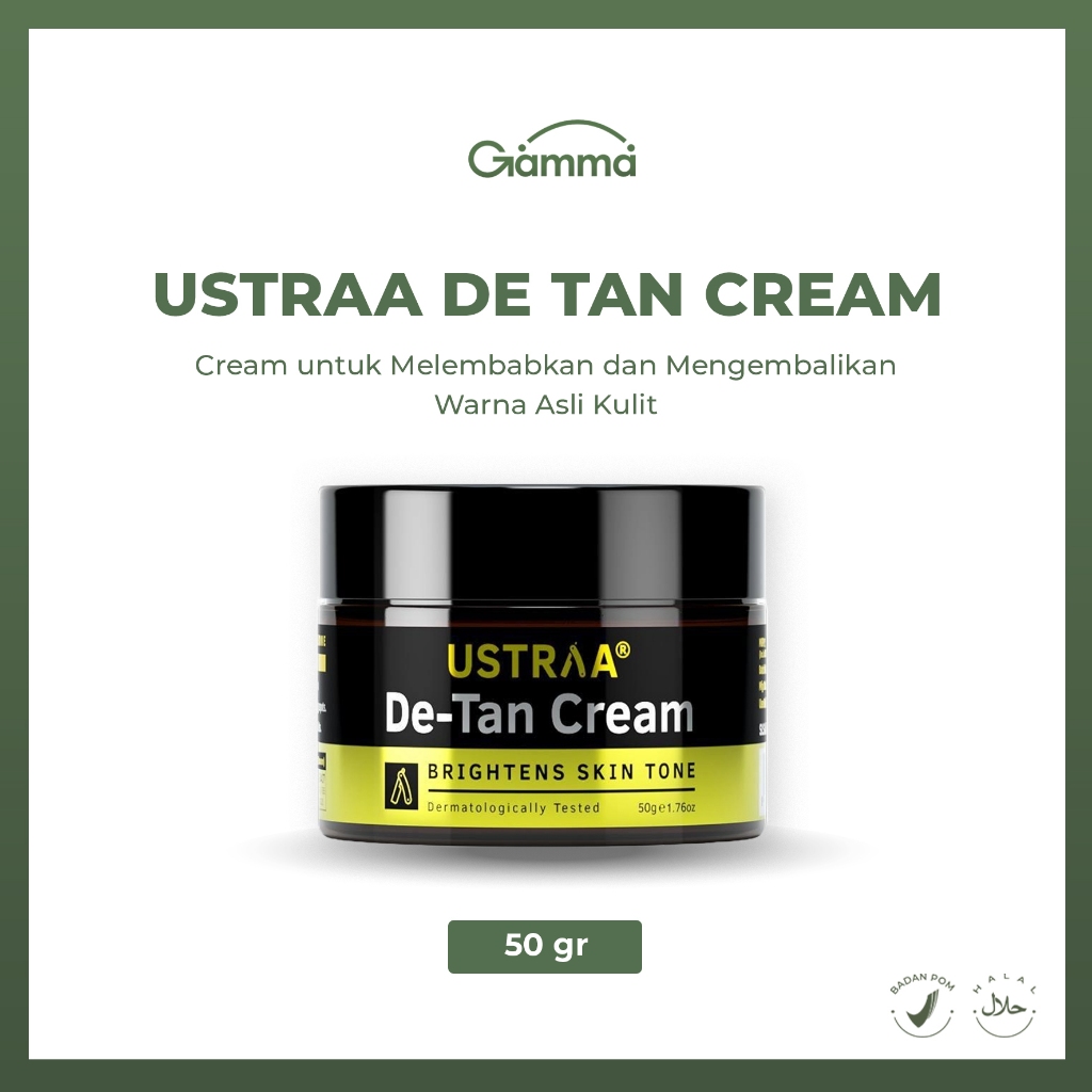 USTRAA DE-TAN CREAM BRIGHTENING CREAM PENCERAH WAJAH Skin Tone