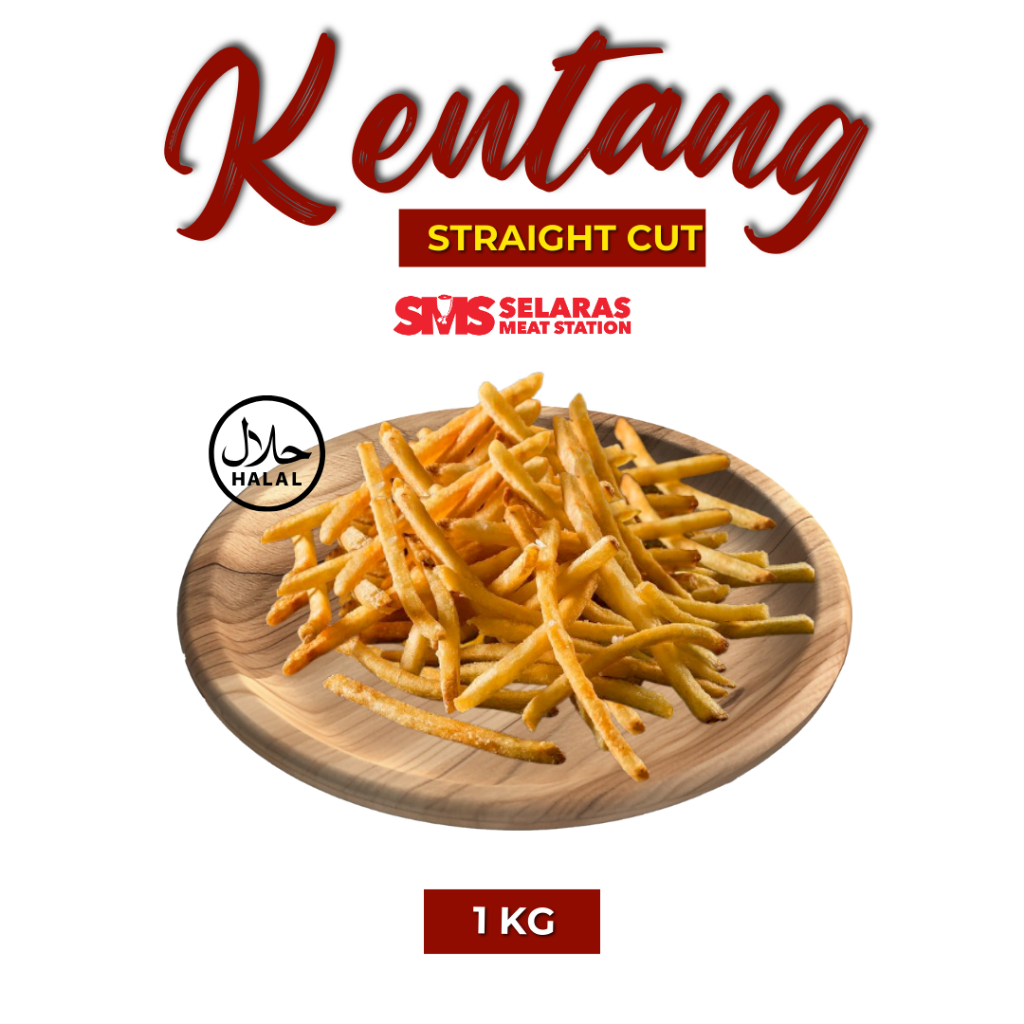 

Kentang Straight Cut 1 Kg Frozen Tangerang