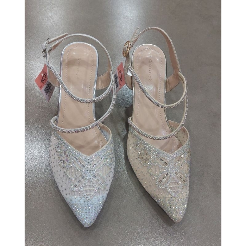 Sandal pesta wanita heels 5cm merk GENNY