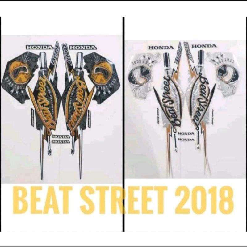 Striping motor / Les body Honda Beat street 2018