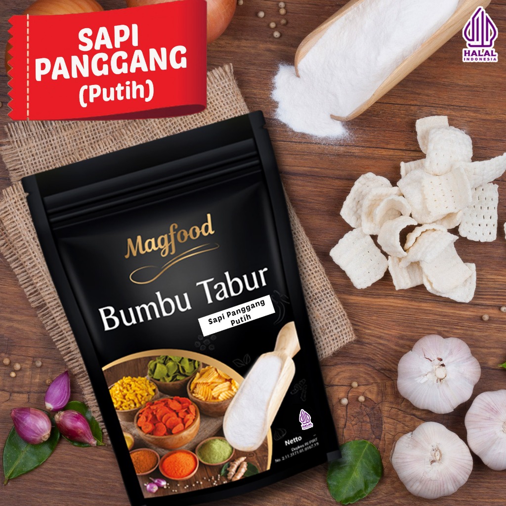 

Magfood Bumbu Tabur Sapi Panggang (Putih) 500 Gr