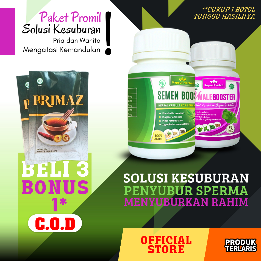 PROMO - 𝒮𝐸𝑀𝐸𝒩 𝐵𝒪𝒪𝒮𝒯𝐸𝑅 Pengental Penyubur Laki laki Obat kuat Herbal Penyubur sperma Penambah Sperma