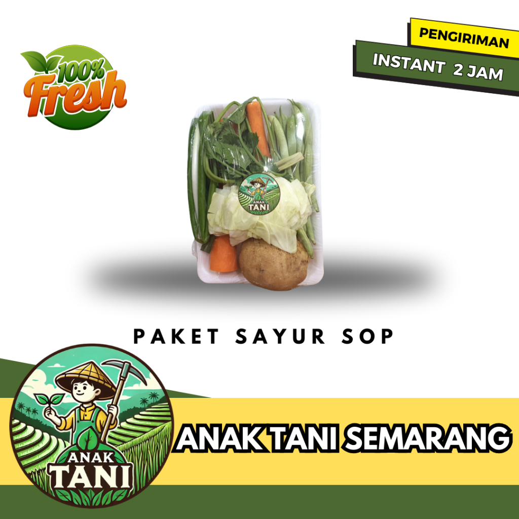 

[ANAK TANI] PAKET SAYUR SOP SEGAR SIAP KIRIM INSTANT AREA SEMARANG