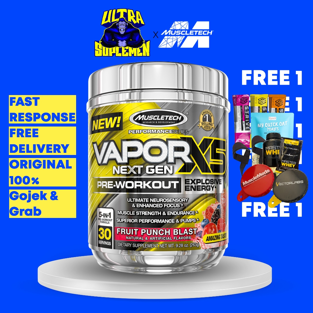 MUSCLETECH VAPOR X5 30 SERV PRE WORKOUT