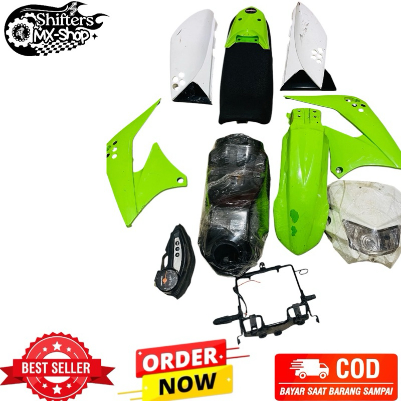 Bodyset original klx150S copotan motor -Body original klx150 S  set tangki jok