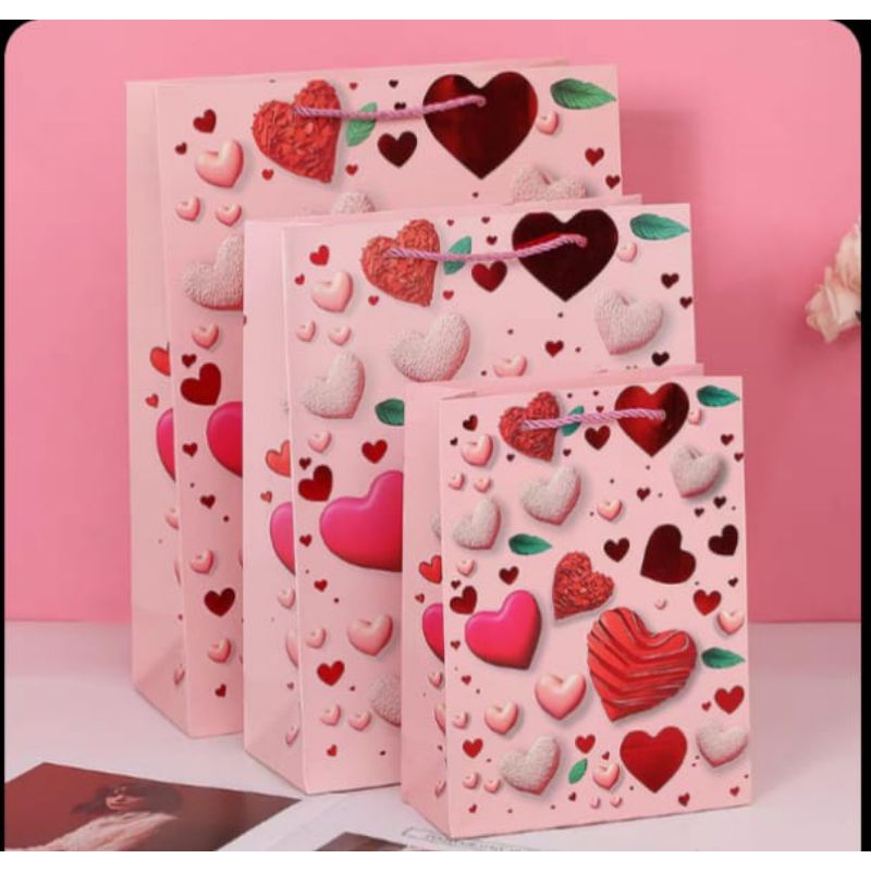 

PAPERBAG PINK LOVE BUAT VALENTINE PESTA ULAH PERNIKAHAN