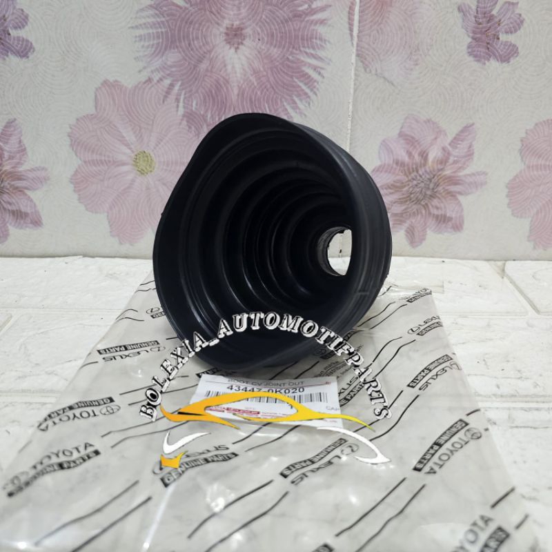 Boot drive shaft karet as roda depan dalam hilux toyota hilux