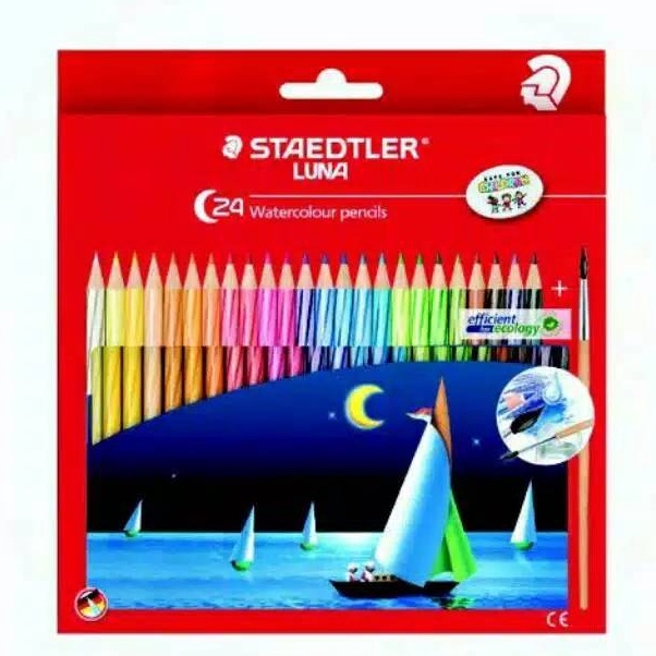 

KODE P18U Pensil Warna Staedtler Luna Water Colour 24 Warna