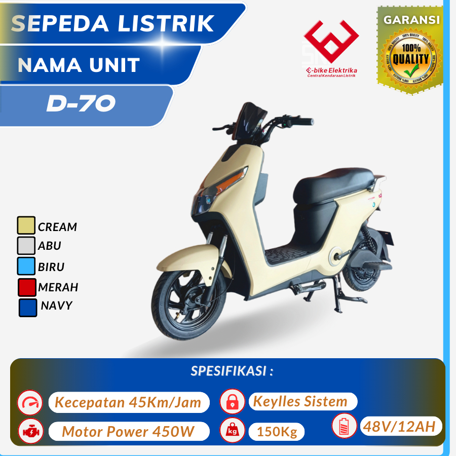 Sepeda Listrik Uwinfly D70 Murah Garansi Resmi-Sepeda Listrik Terbaru-Sepeda Listrik Dewasa