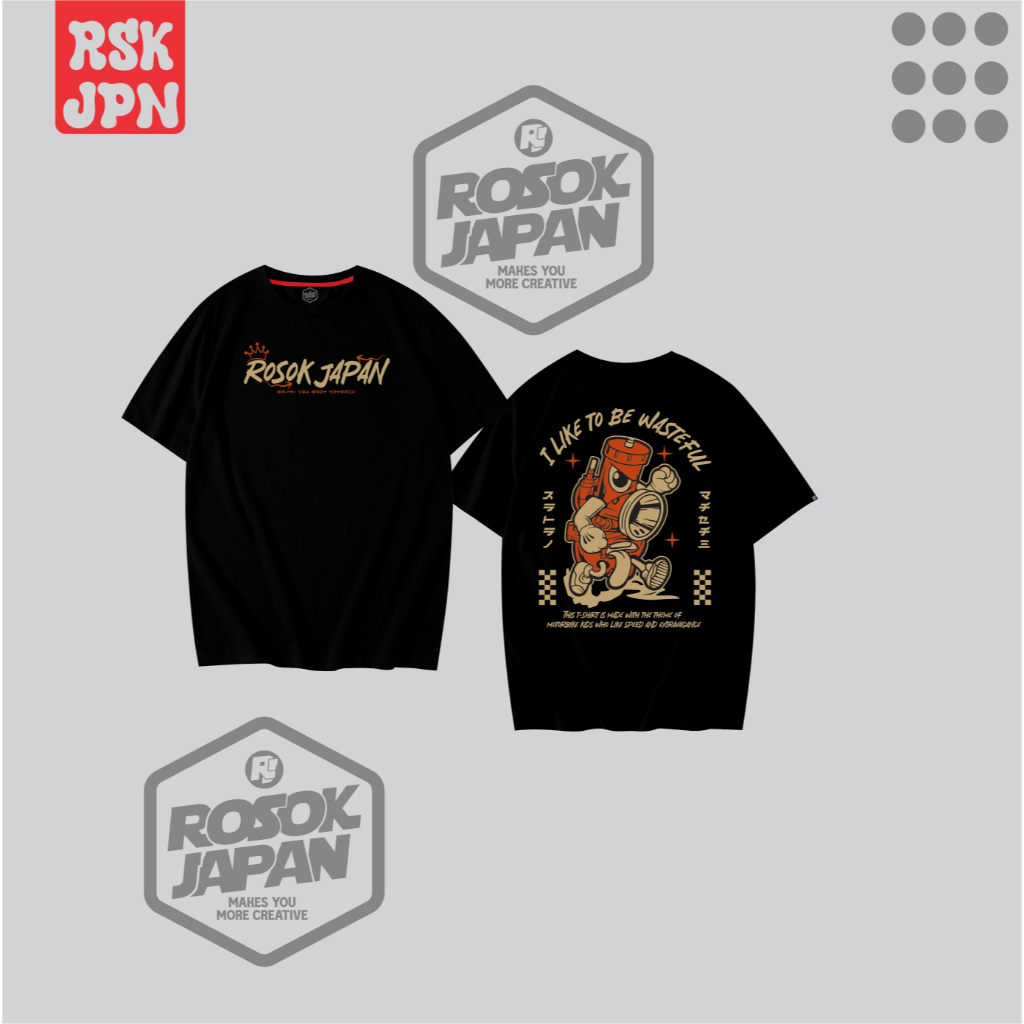 ROSOK JAPAN KAOS RSK JPN KARBURATOR FREE SETIKER