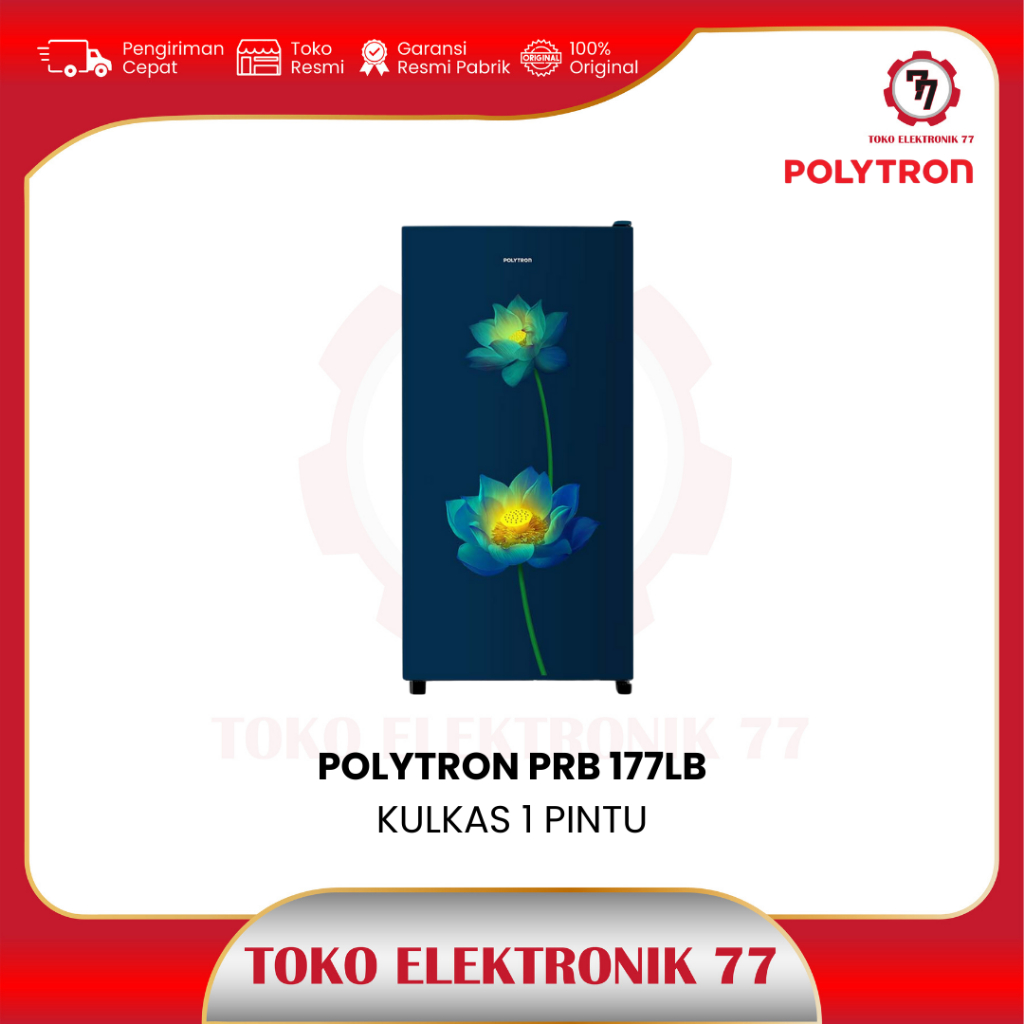 Kulkas Polytron PRB 177 LB 170 Liter 1 Pintu Khusus Solo Raya