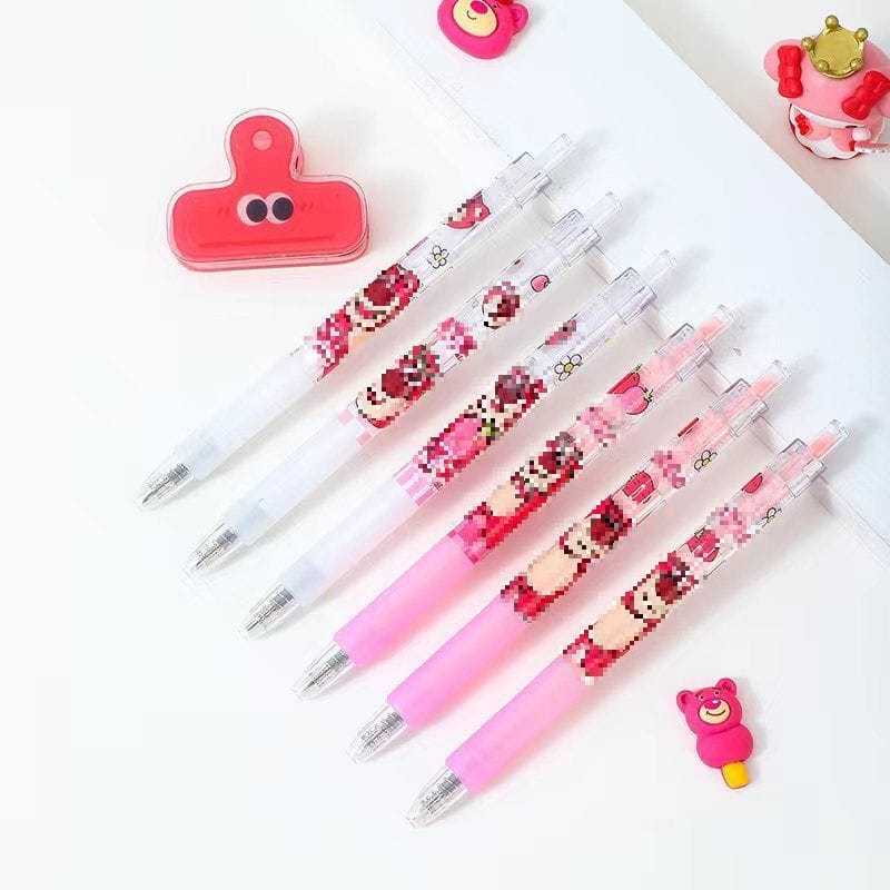 

Pemotong Kertas Bentuk Pena Karakter Kartun Bear Strawberry Lucu Cutter Pen Knife Cut Stickers Scrapbooking Alat Pemotong Stiker