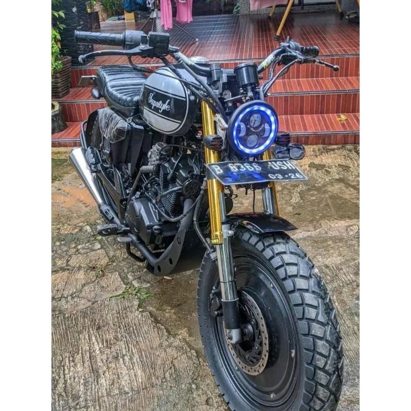 Flowbeeshop Hangguard / Pengaman Lumpur Cover Mesin Bawah Byson & Scorpion Engine Guard Besi Byson /