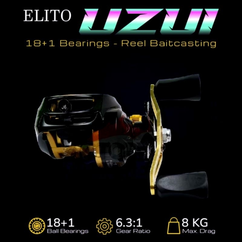 REEL BC ELITO UZUI DRAG CLICKER