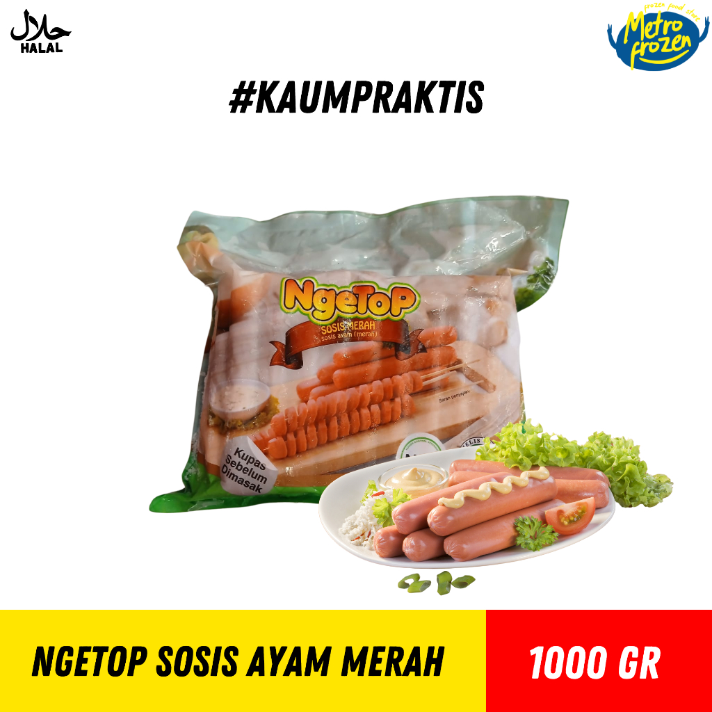 

NGETOP Sosis Ayam Merah 1kg