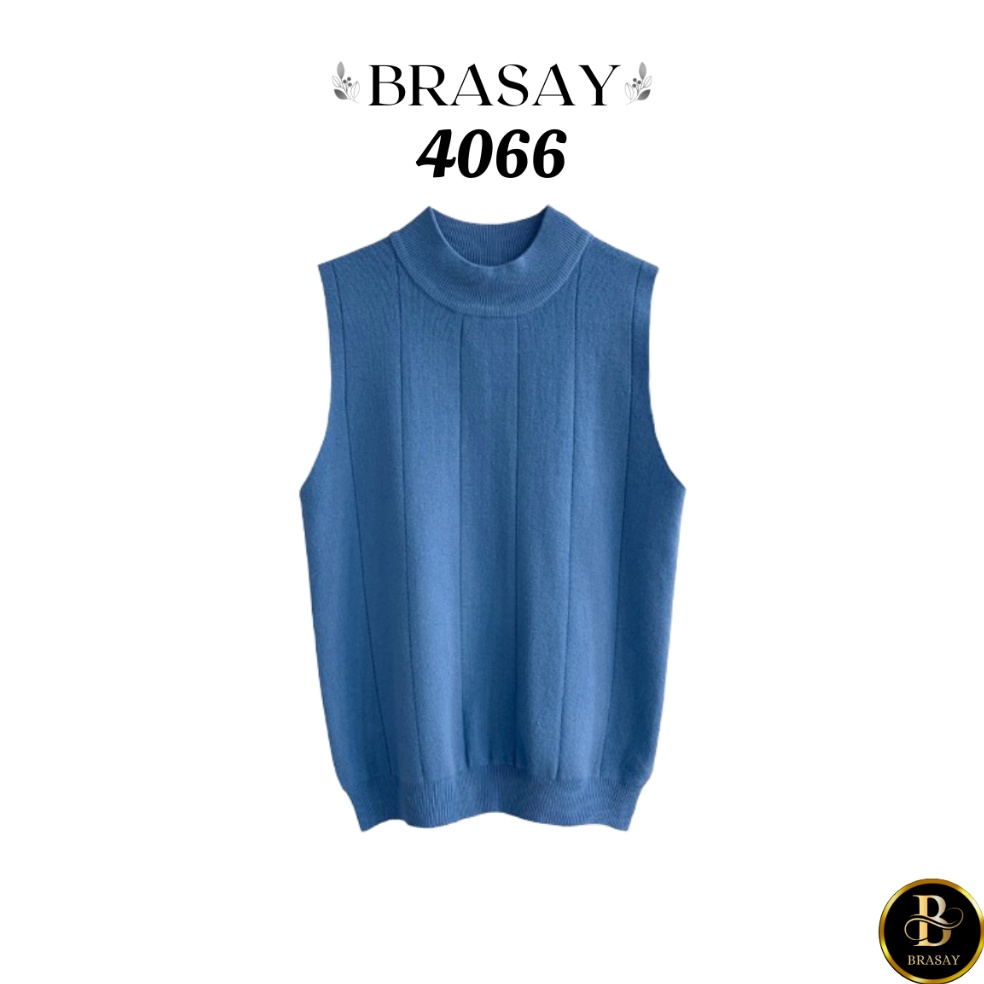 KODE V8S Brasay Turtleneck Wanita Tanktop Rajut Tengtop Tank Top Blouse Korean Lalisa Style 466