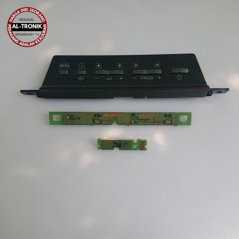 SENSOR TOMBOL DAN INDIKATOR TV LCD SONY 32 INCH MODEL KLV-32V400A MODUL REMOTE IR RECEIVER MANUAL 32