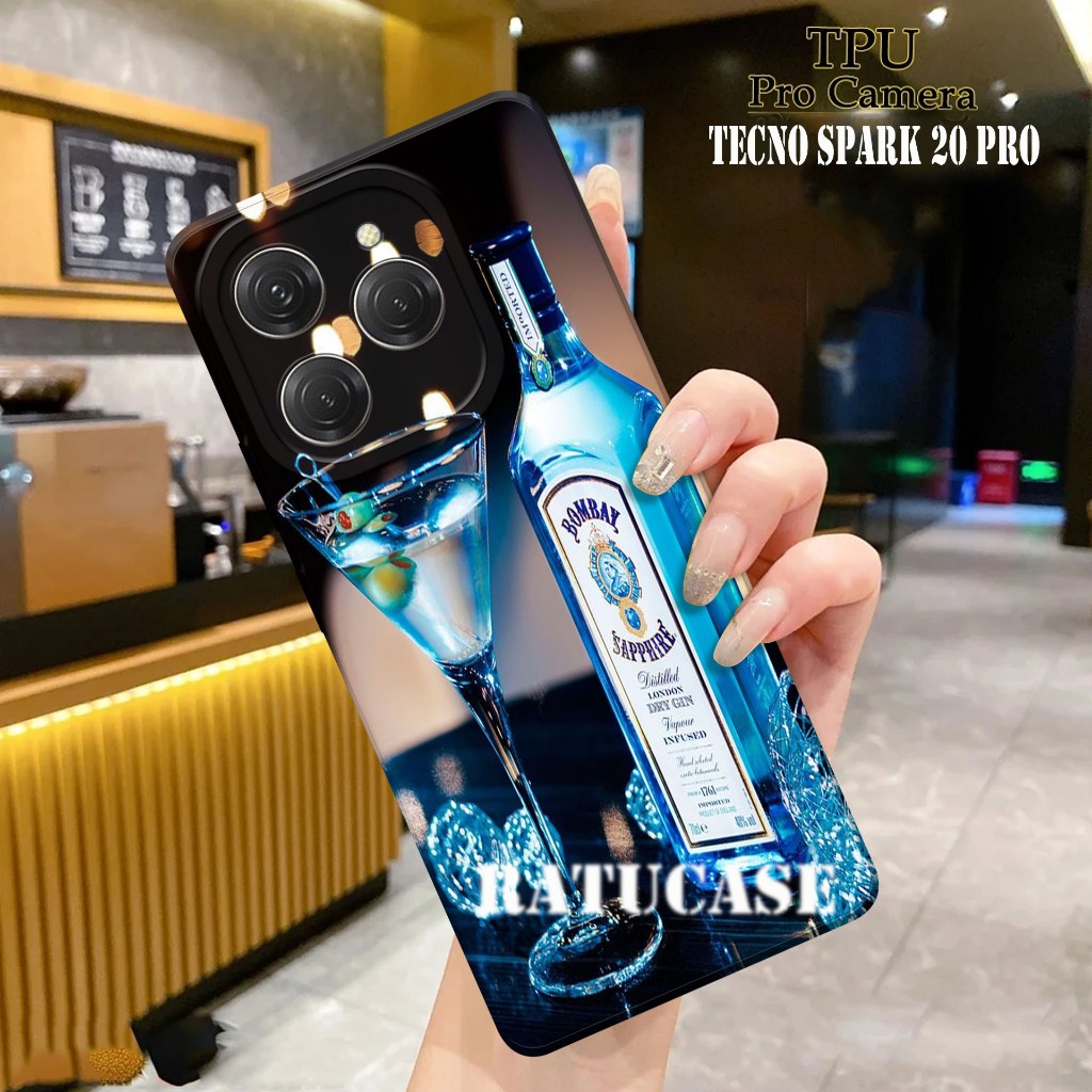 CASE TECNO SPARK 20 PRO SPARK 20 SPARK 20C - Softcase Pro Camera Tecno Spark 20 MOTIF  Case Pro Came