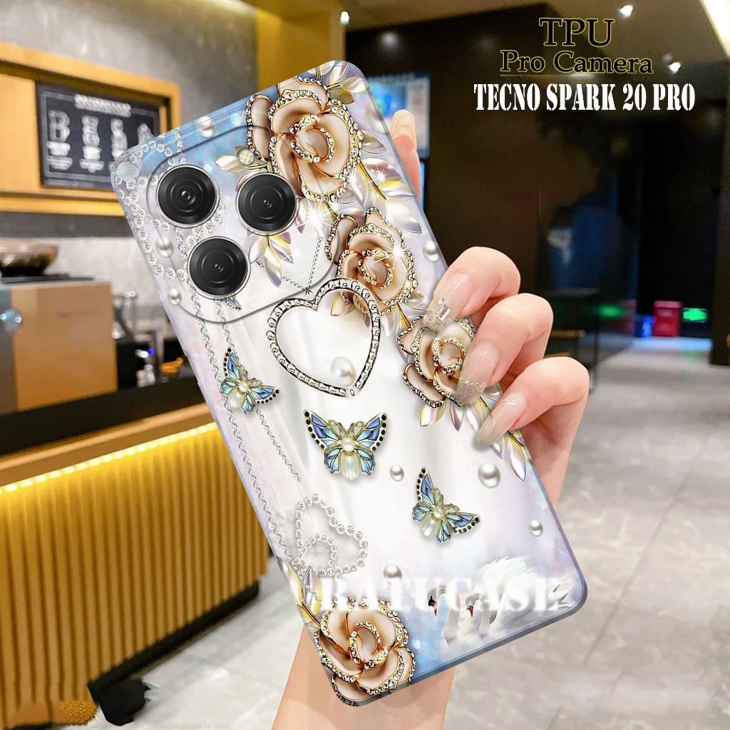 CASE TECNO SPARK 20 PRO SPARK 20 SPARK 20C - Softcase Pro Camera Tecno Spark 20 MOTIF  Case Pro Came