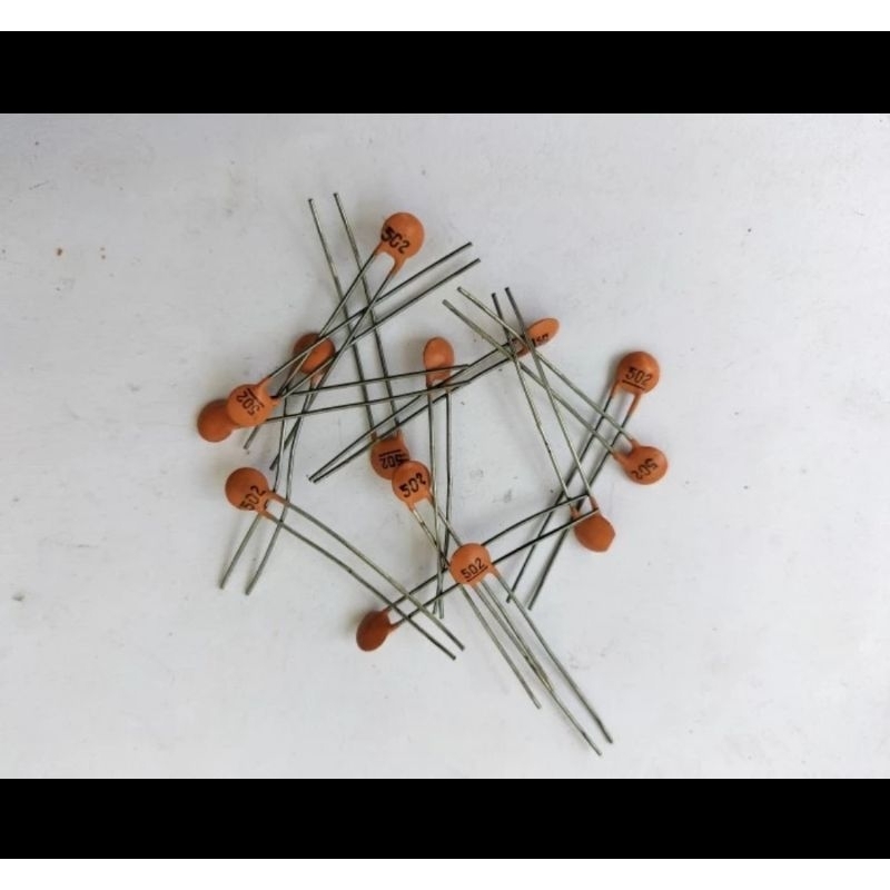Ceramic Capasitor 502 5N 50V Kapasitor Keramik 502 5N 50v per 10pcs