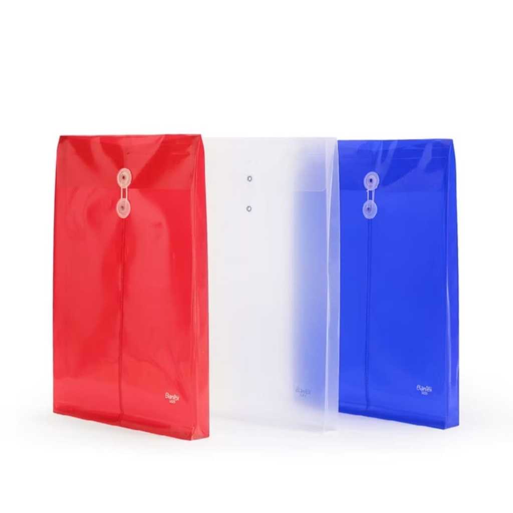 

Bantex Map Plastik Tali Folio F4 Trendy String Envelope Portrait