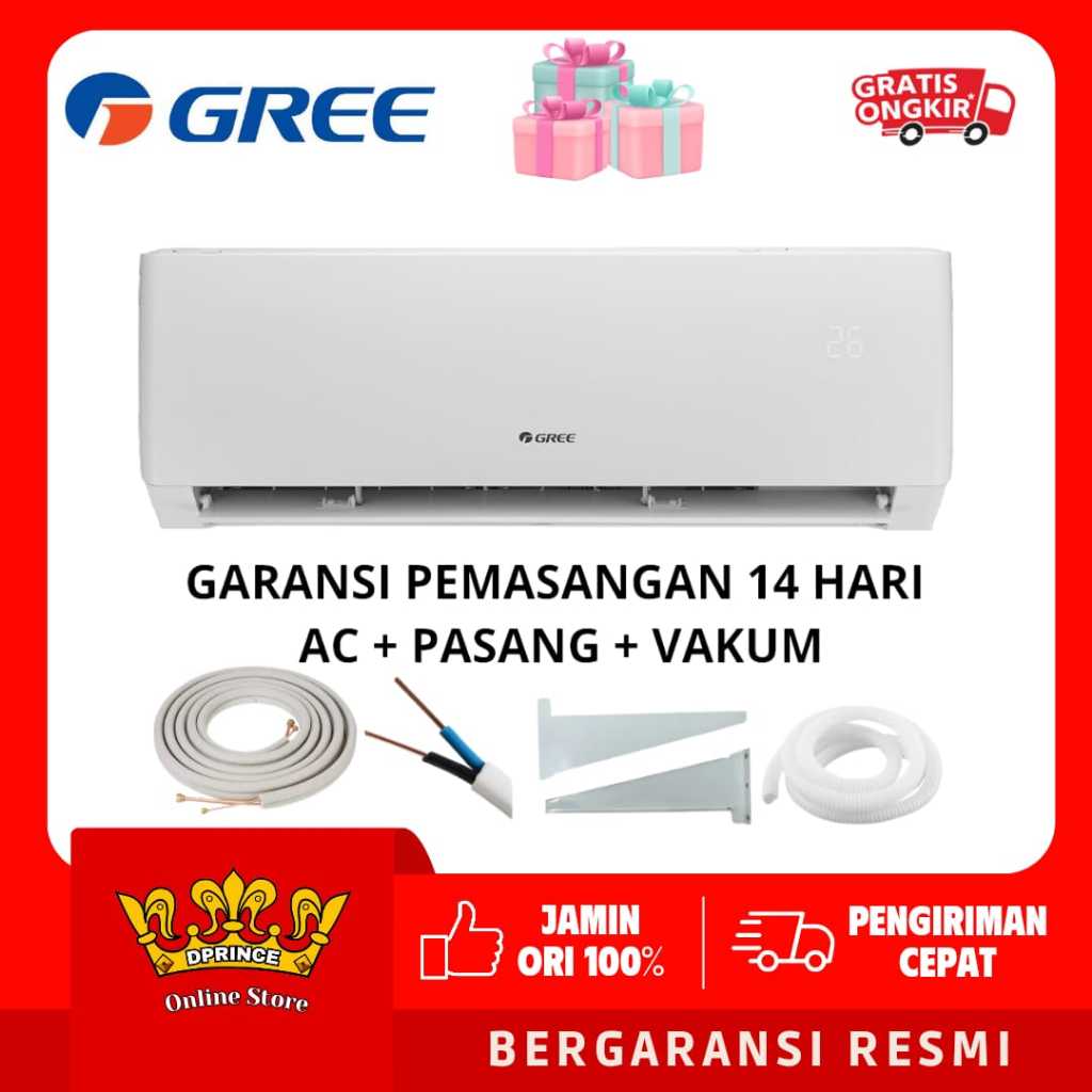 GREE Ac Split Inverter 1/2 PK 05F5S / 1 PK 09F5S F5S Series / 1,5 PK 12F5S / 2 PK 18F5S