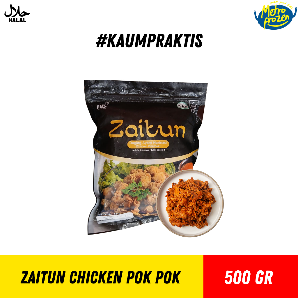 

Zaitun Chicken Pok-Pok 500gr