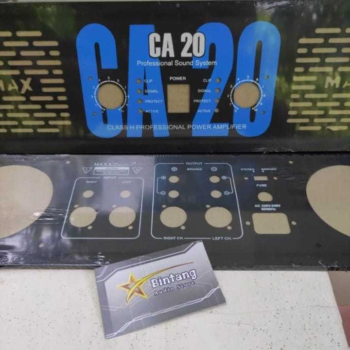 Plat CA 20 Depan Belakang Box CA20 Bahan Tebal